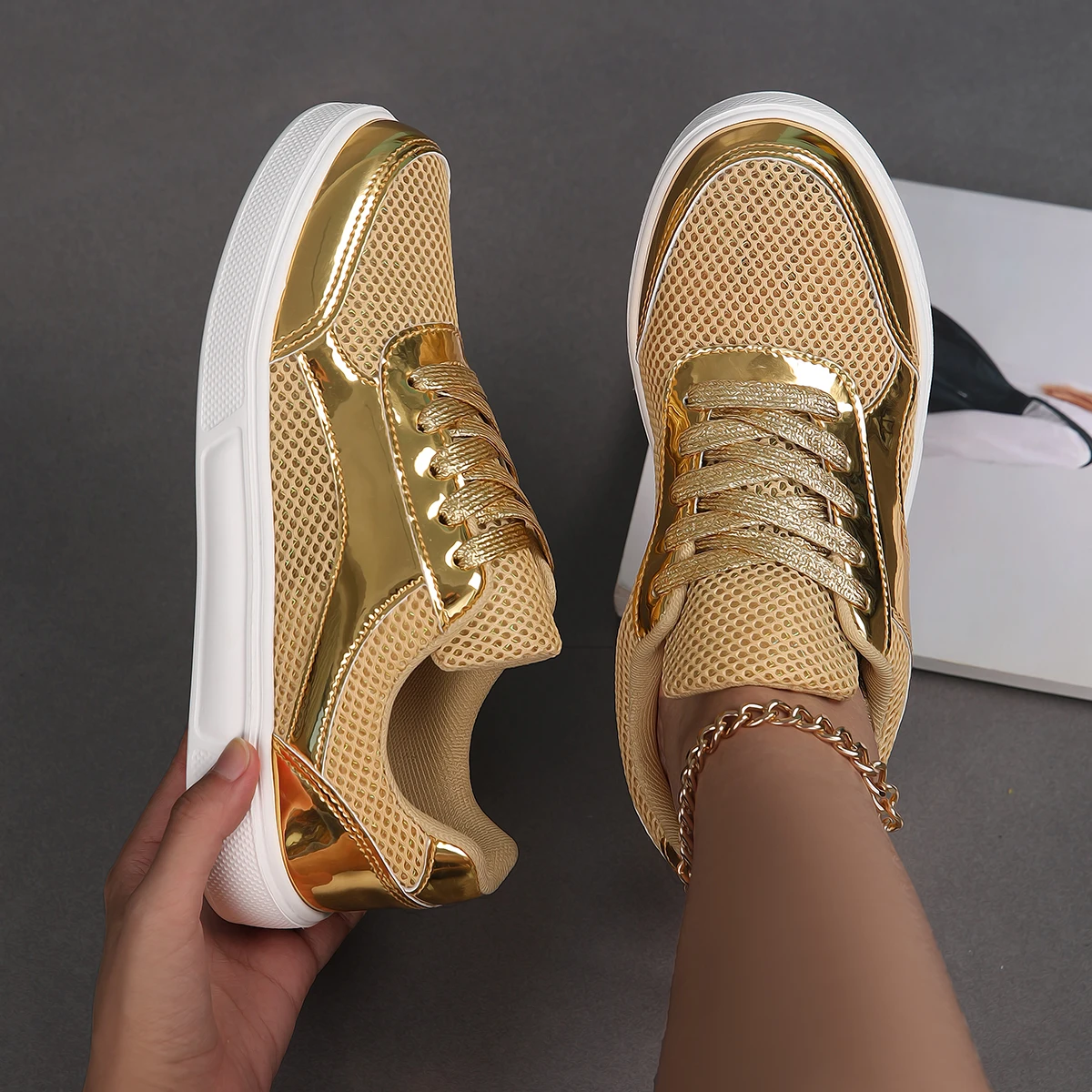 Outdoor Lighting Trends - 2026 Autumn New Fashion Slip-on Low-heeled