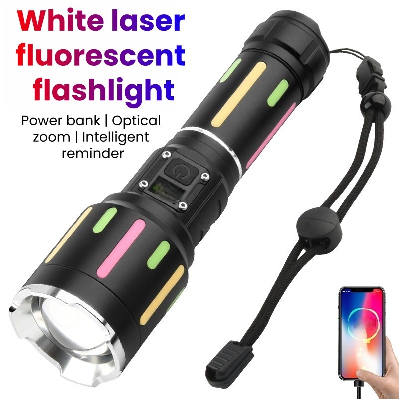 Outdoor Lighting Rechargeable - High Power White Light Fluorescent Flashlight