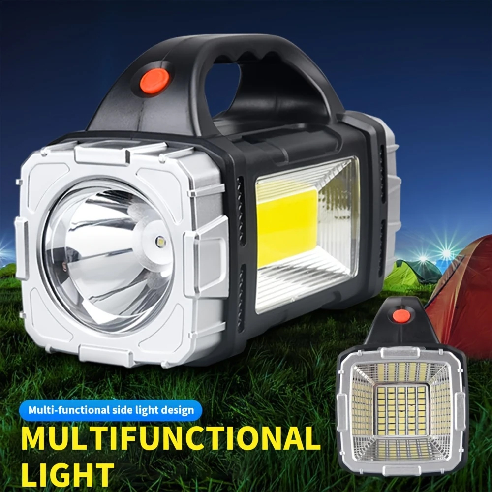 Outdoor Lighting Rechargeable - Portable Powerful USB Rechargeable Flashlight Solar