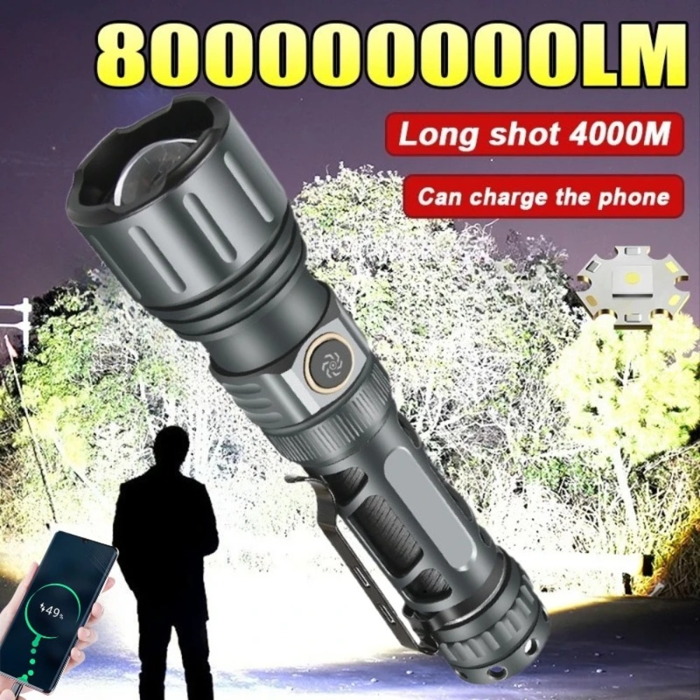 Outdoor Lighting Rechargeable - Super Bright Flashlight Portable Rechargeable LED