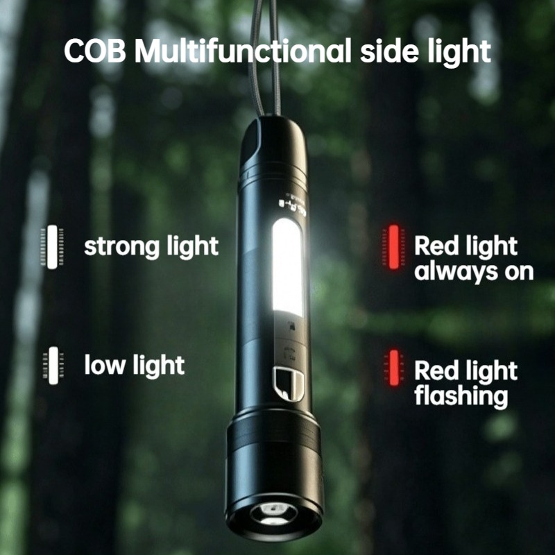 Multi Functional LED Flashligh - огляд і ціна Outdoor Lighting Rechargeable