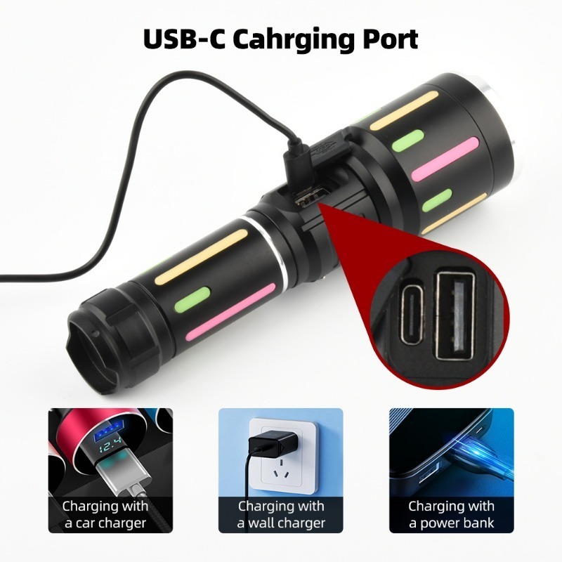 High Power White Light Fluores - огляд і ціна Outdoor Lighting Rechargeable