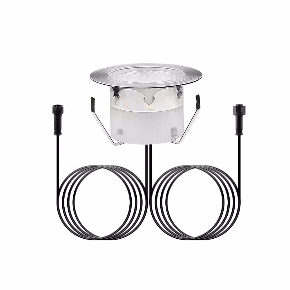 QACA 6 Pack LED Deck Lights Lo - огляд і ціна Outdoor Lighting Kits Low Voltage