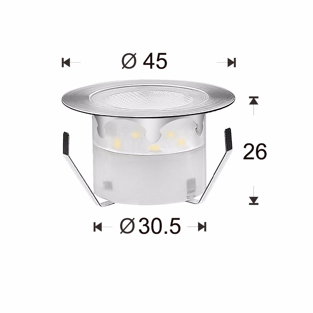 QACA 6 Pack LED Deck Lights Lo - огляд і ціна Outdoor Lighting Kits Low Voltage