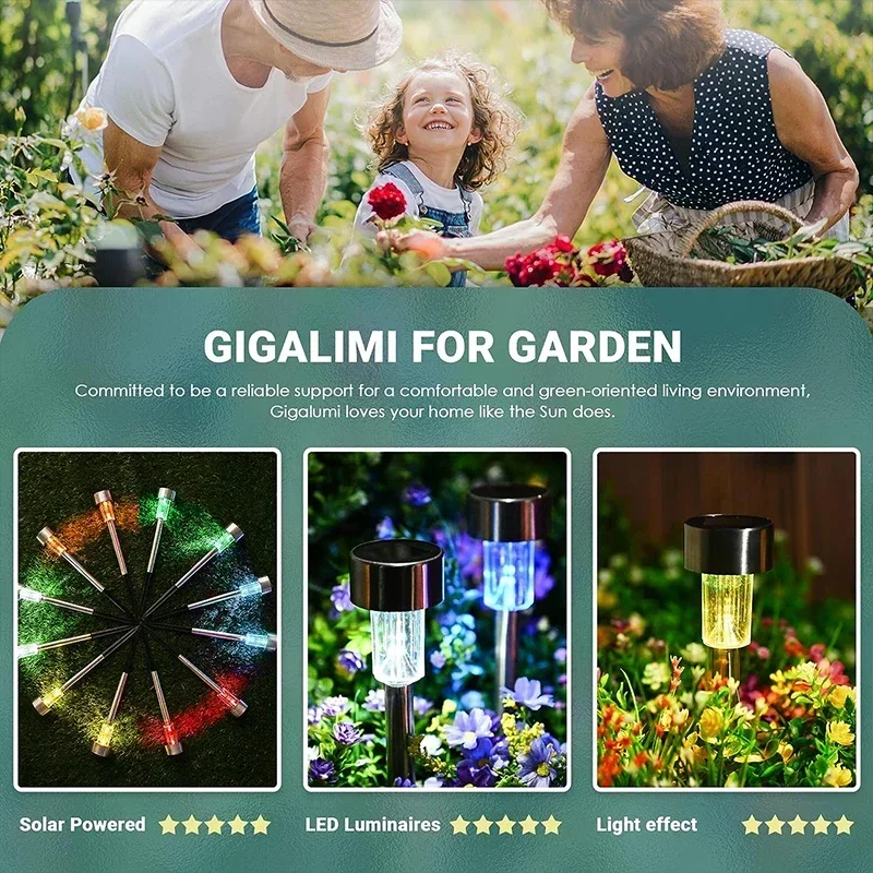 Solar Outdoor Lights Garden La - огляд і ціна Landscape Spike Light