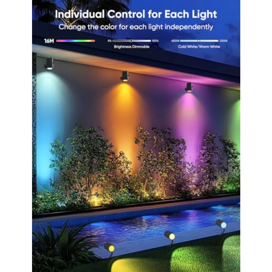 Outdoor Spot Light 00lm Smart  - огляд і ціна Outdoor Lighting Kits Low Voltage