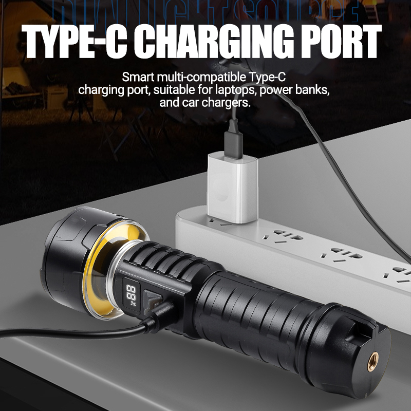 COB LED Flashlight Rechargeabl - огляд і ціна Outdoor Lighting Rechargeable