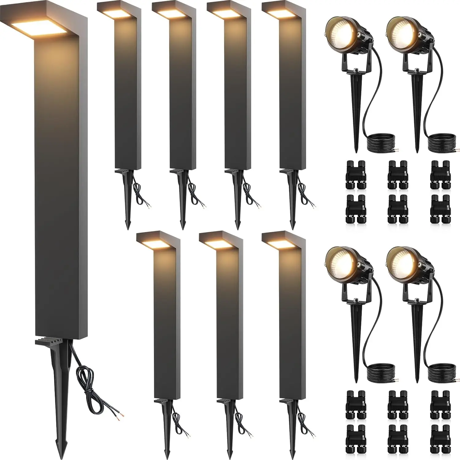 LED Low Voltage Landscape Ligh - огляд і ціна Outdoor Lighting Kits Low Voltage