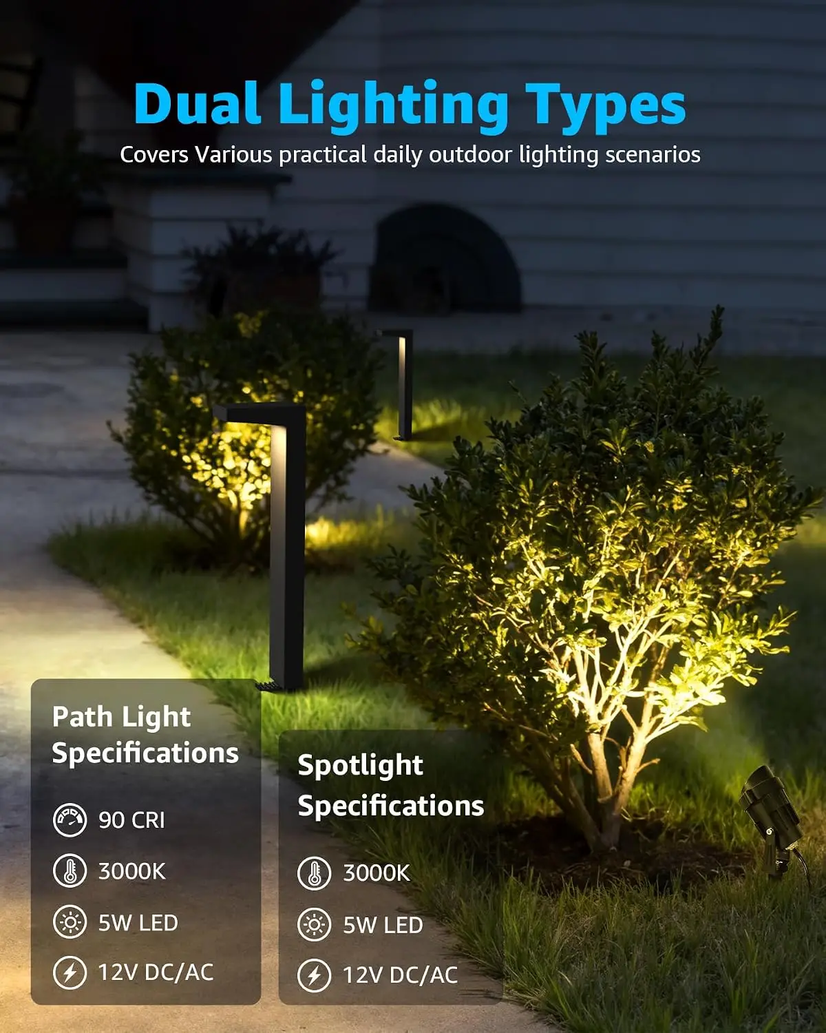 LED Low Voltage Landscape Ligh - огляд і ціна Outdoor Lighting Kits Low Voltage