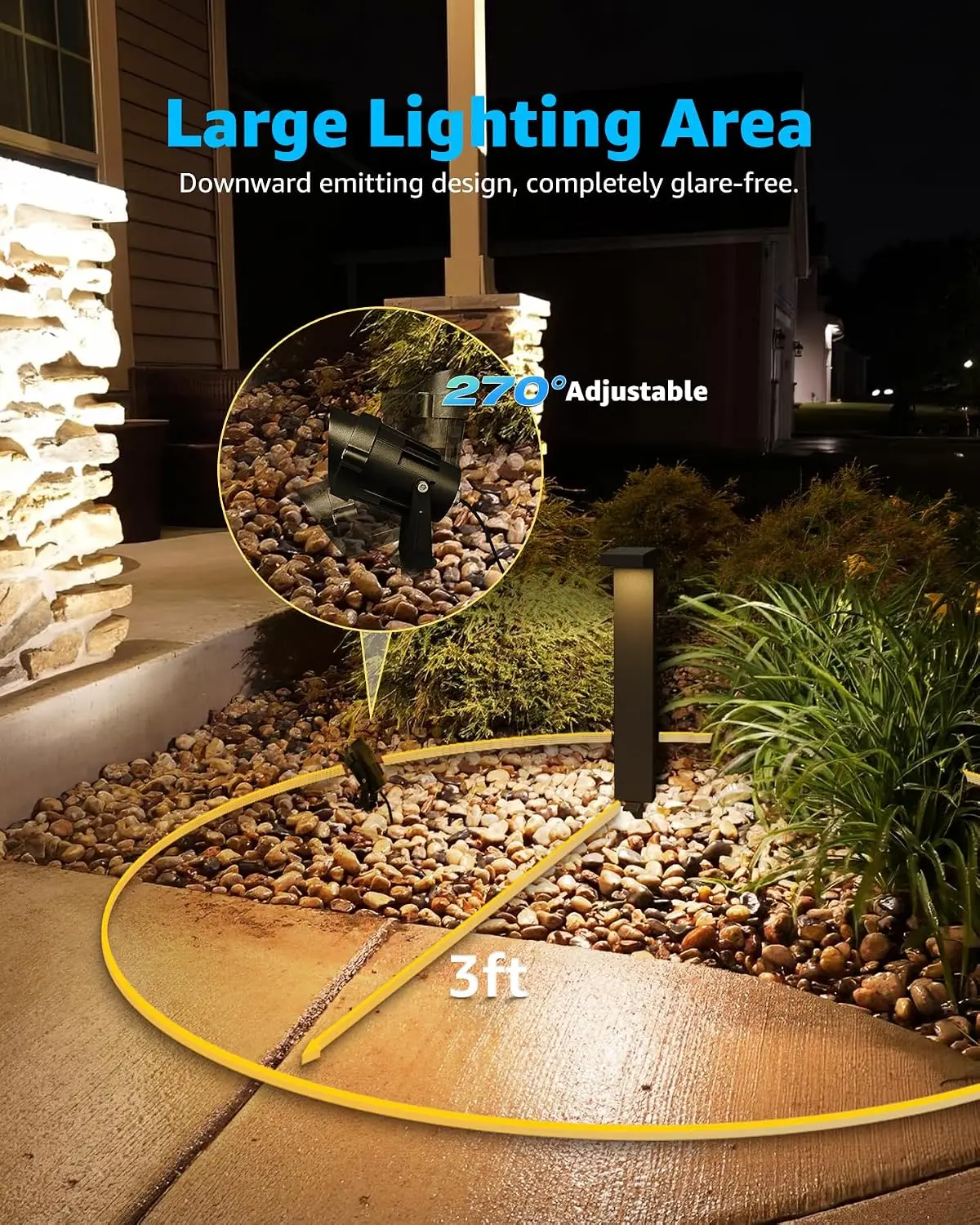 LED Low Voltage Landscape Ligh - огляд і ціна Outdoor Lighting Kits Low Voltage